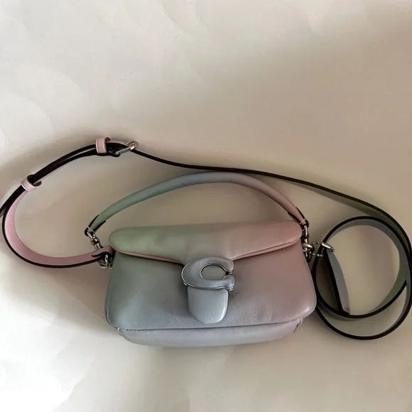 Coach Pillow Tabby 18 Mini Ombre Leather Bag - Picture 1 of 9